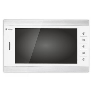 Видеодомофон Optimus VM-10.1 (белый+серебро)