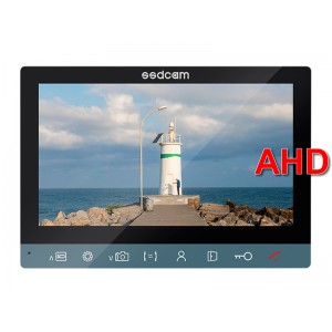 SSDCAM SD-1050H (черный), цветной 10" AHD видеодомофон