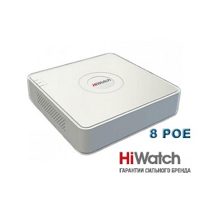 IP- видеорегистратор HiWatch DS-N308/2P(C)