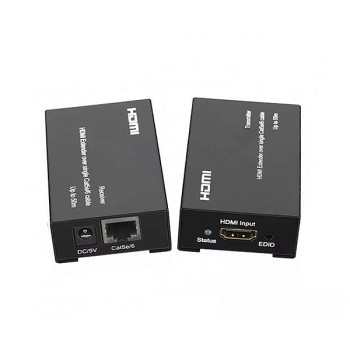 Удлинитель HDMI/RJ45 по витой паре, активный (комплект)